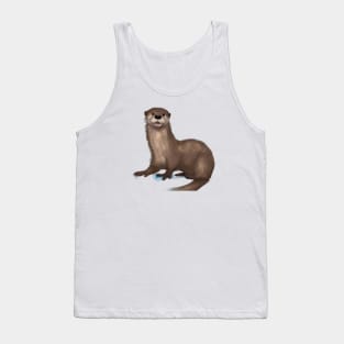 Cute Otter Drawing Tank Top